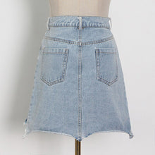 Load image into Gallery viewer, My Dreams are Calling Denim Mini Skirt Set