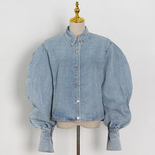 Load image into Gallery viewer, My Dreams are Calling Denim Mini Skirt Set