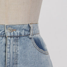 Load image into Gallery viewer, My Dreams are Calling Denim Mini Skirt Set