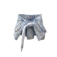 Load image into Gallery viewer, Denim Jacket Shorts